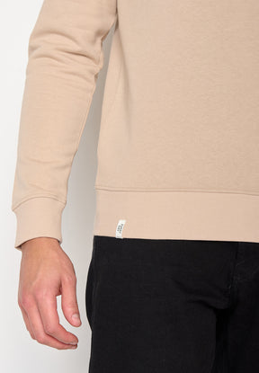 Latte: Gemütliches Sweatshirt aus Bio-Baumwolle für Herren [11173]