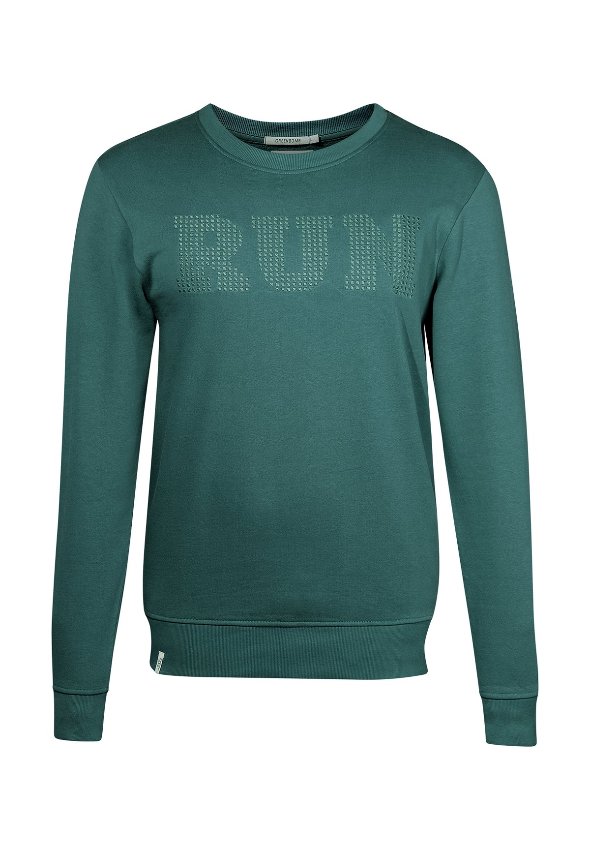 Jungle Green: Gemütliches Sweatshirt aus Bio-Baumwolle für Herren [11177]
