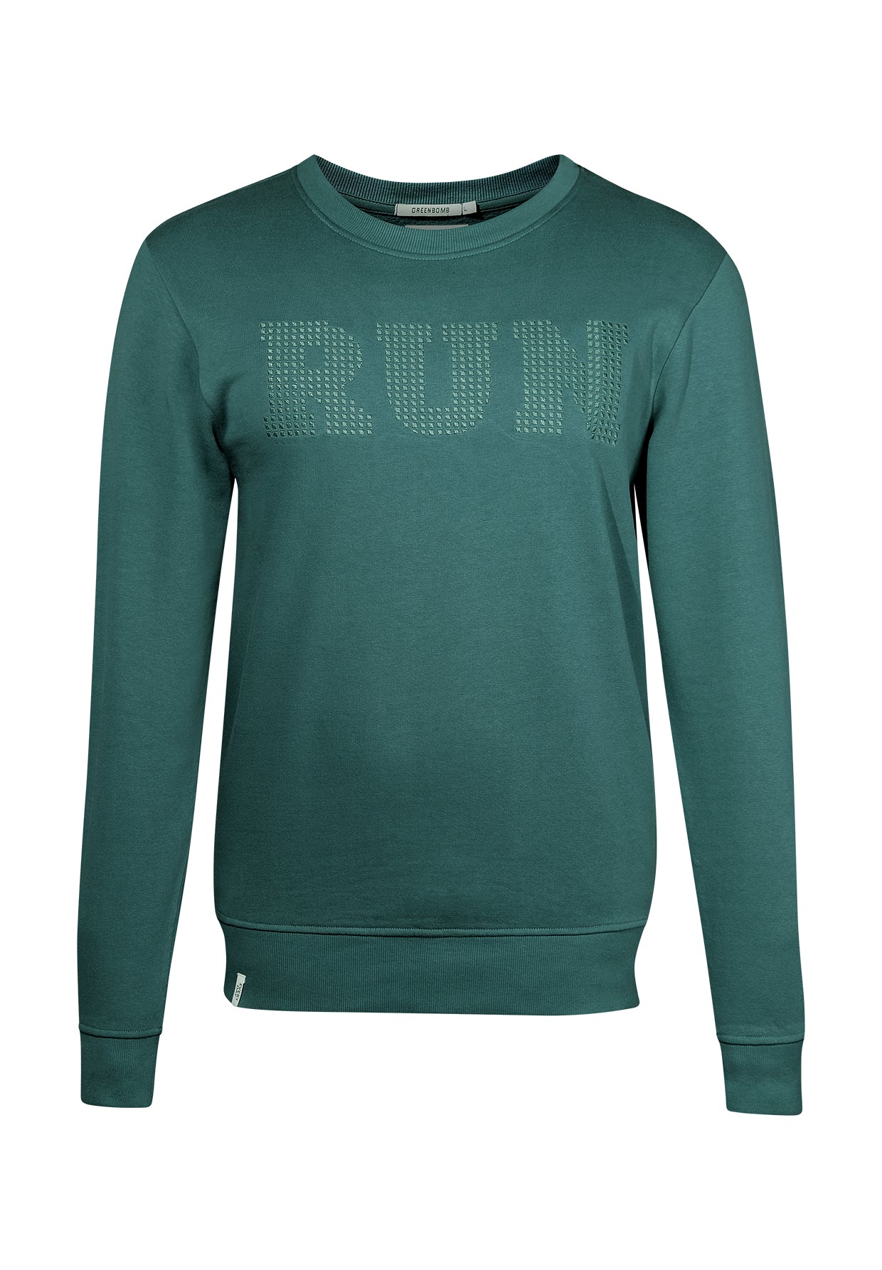 Jungle Green: Gemütliches Sweatshirt aus Bio-Baumwolle für Herren [11177]