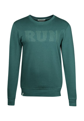 Jungle Green: Gemütliches Sweatshirt aus Bio-Baumwolle für Herren [11177]