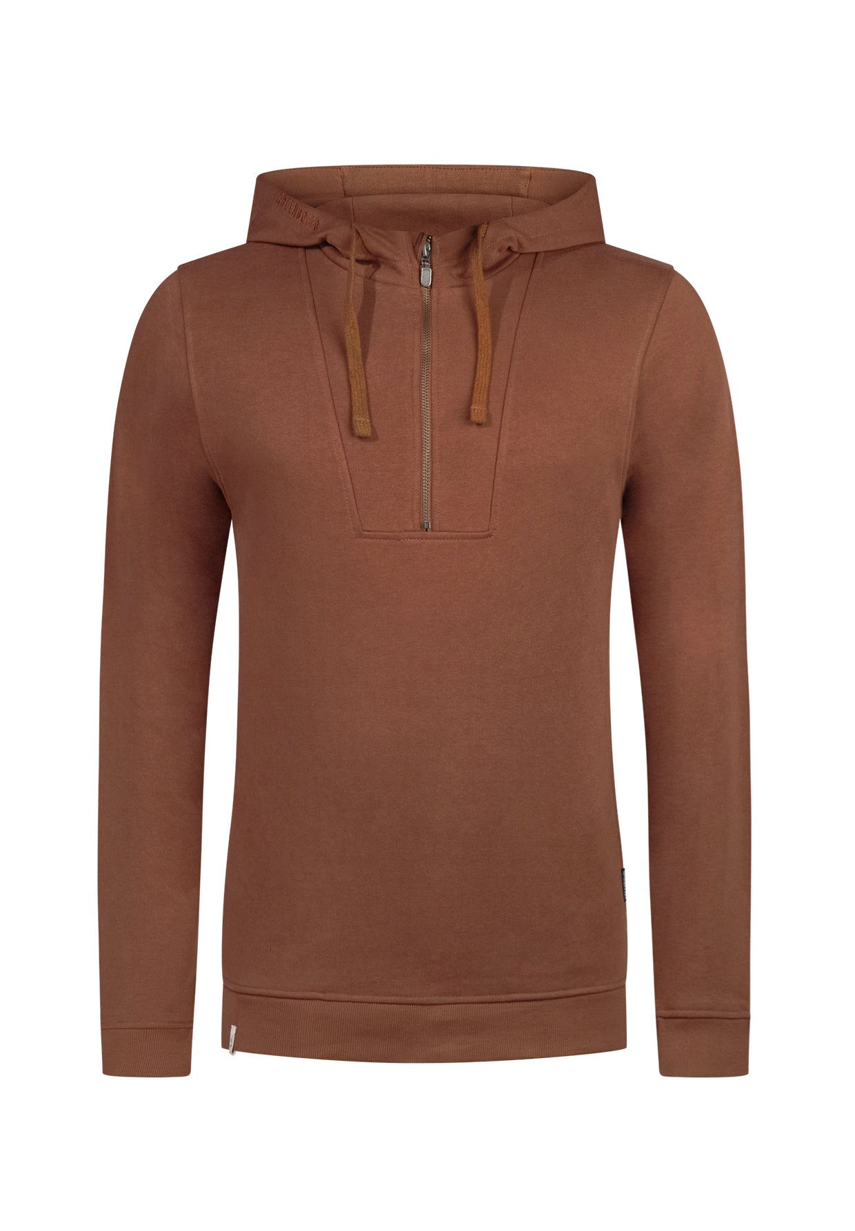 Wood Bark: Lässiger Half-Zip aus Bio-Baumwolle für Herren [11190]