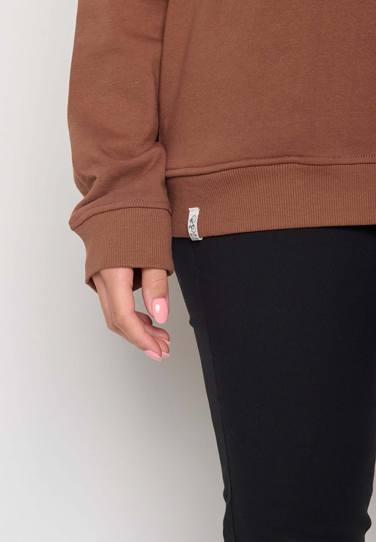 Rot:  Lässiger Half-Zip aus Bio-Baumwolle für Herren [11191]