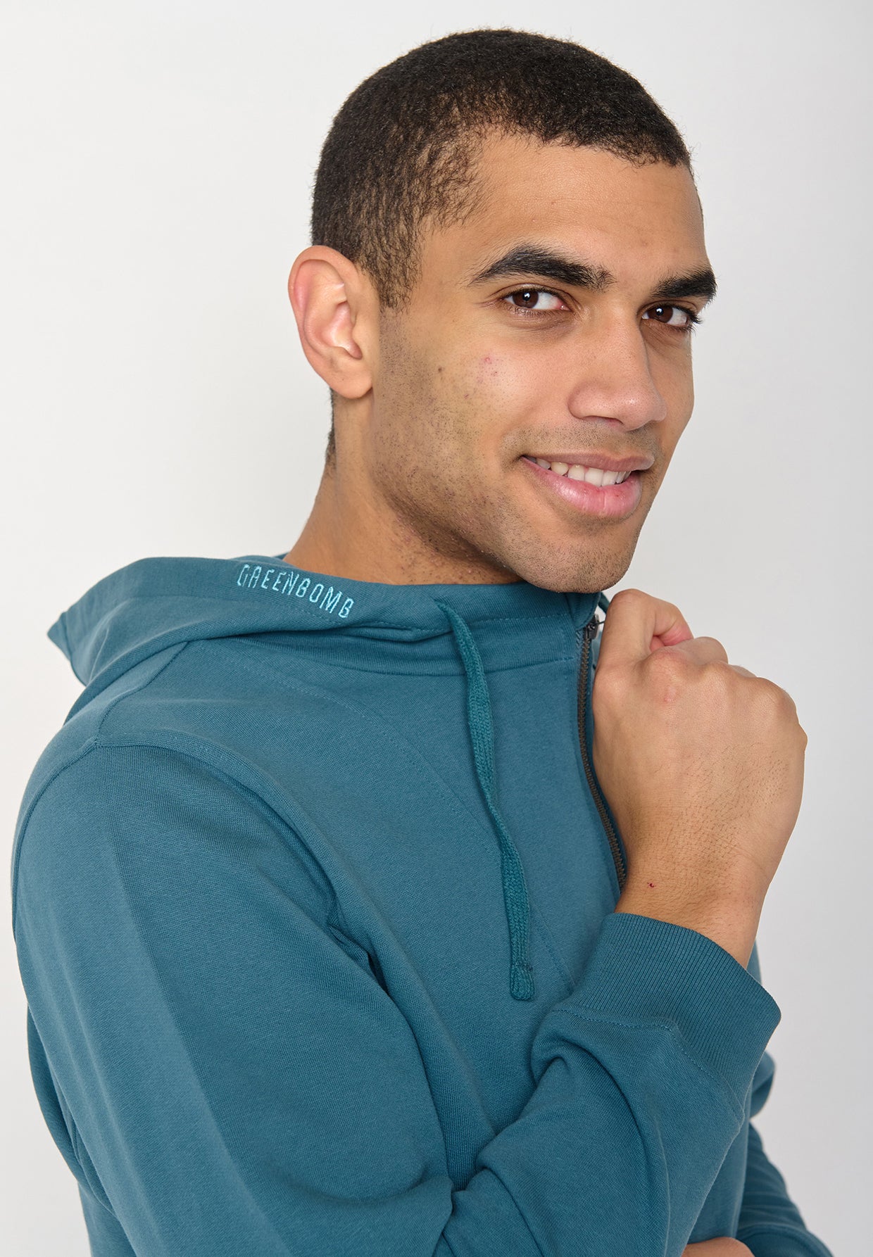 Blue Stone: Lässiger Half-Zip aus Bio-Baumwolle für Herren [11199]
