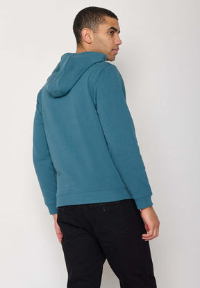 Blau:  Lässiger Half-Zip aus Bio-Baumwolle für Herren [11200]