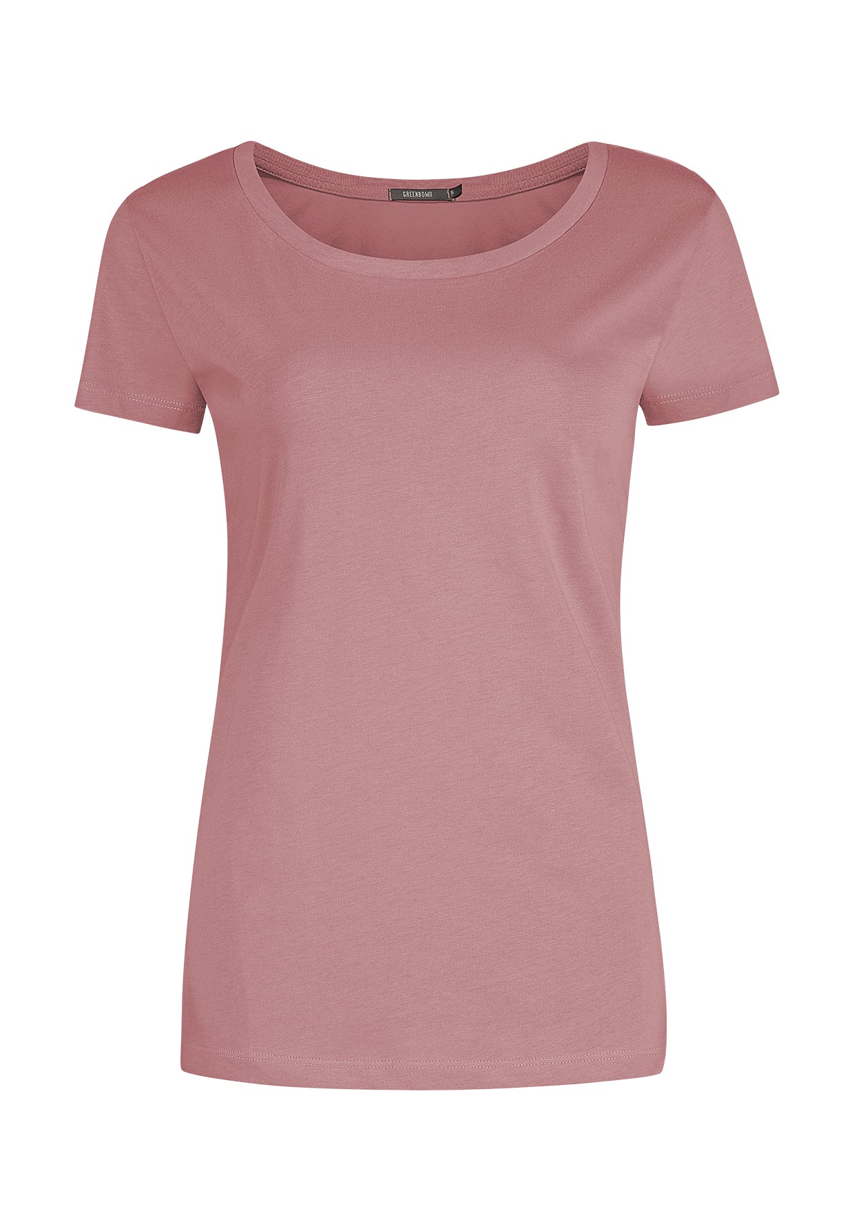 Old Rose: Sportliches T-Shirt aus Bio-Baumwolle für Damen [11241]