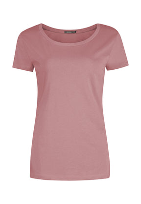 Rosa:  Lässiges T-Shirt aus Bio-Baumwolle für Damen [11241]