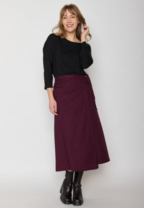 Schwarz:  Gemütliches Longsleeve aus Viskose (LENZING™ ECOVERO™) Mix für Damen [11294]