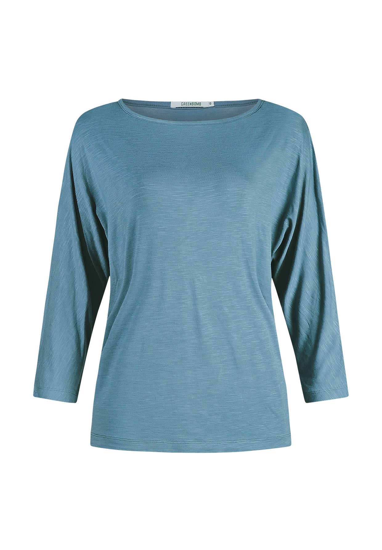 Steelblue: Gemütliches Longsleeve aus Viskose (LENZING™ ECOVERO™) Mix für Damen [11297]