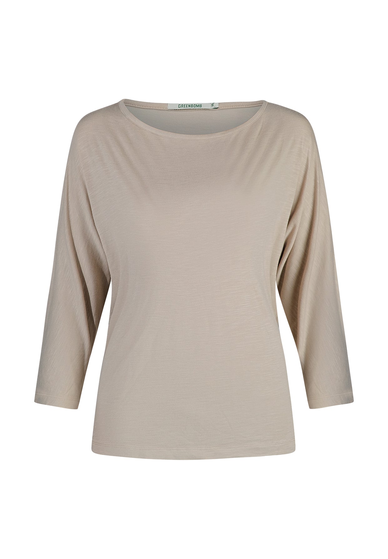 Latte: Gemütliches Longsleeve aus Viskose (LENZING™ ECOVERO™) Mix für Damen [11302]