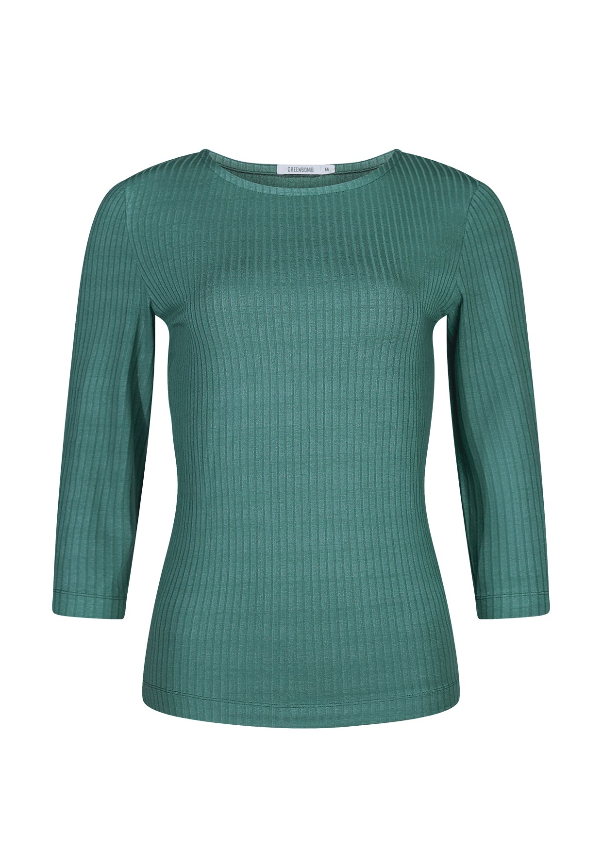 Jungle Green: Sportliches Longsleeve aus LENZING™ TENCEL™ Mix für Damen [11447]