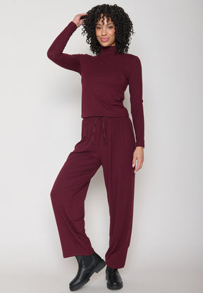 Velvet Rain: Lässiges Longsleeve aus LENZING™ TENCEL™ Mix für Damen [11475]