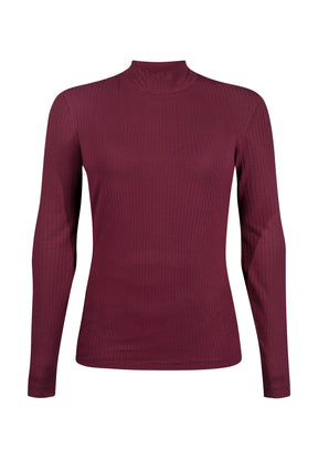 Velvet Rain: Lässiges Longsleeve aus LENZING™ TENCEL™ Mix für Damen [11476]