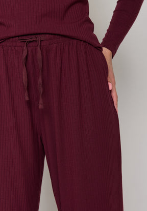 Velvet Rain: Elegante Hose aus LENZING™ Tencel™ für Damen [11500]
