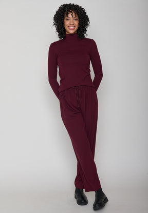 Velvet Rain: Lässige Hose aus LENZING™ ECOVERO™ für Damen [11501]