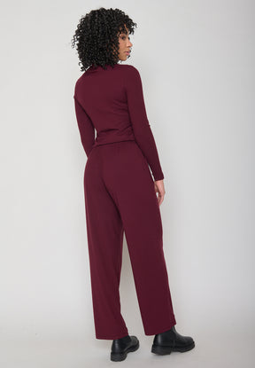 Velvet Rain: Lässige Hose aus LENZING™ ECOVERO™ für Damen [11502]