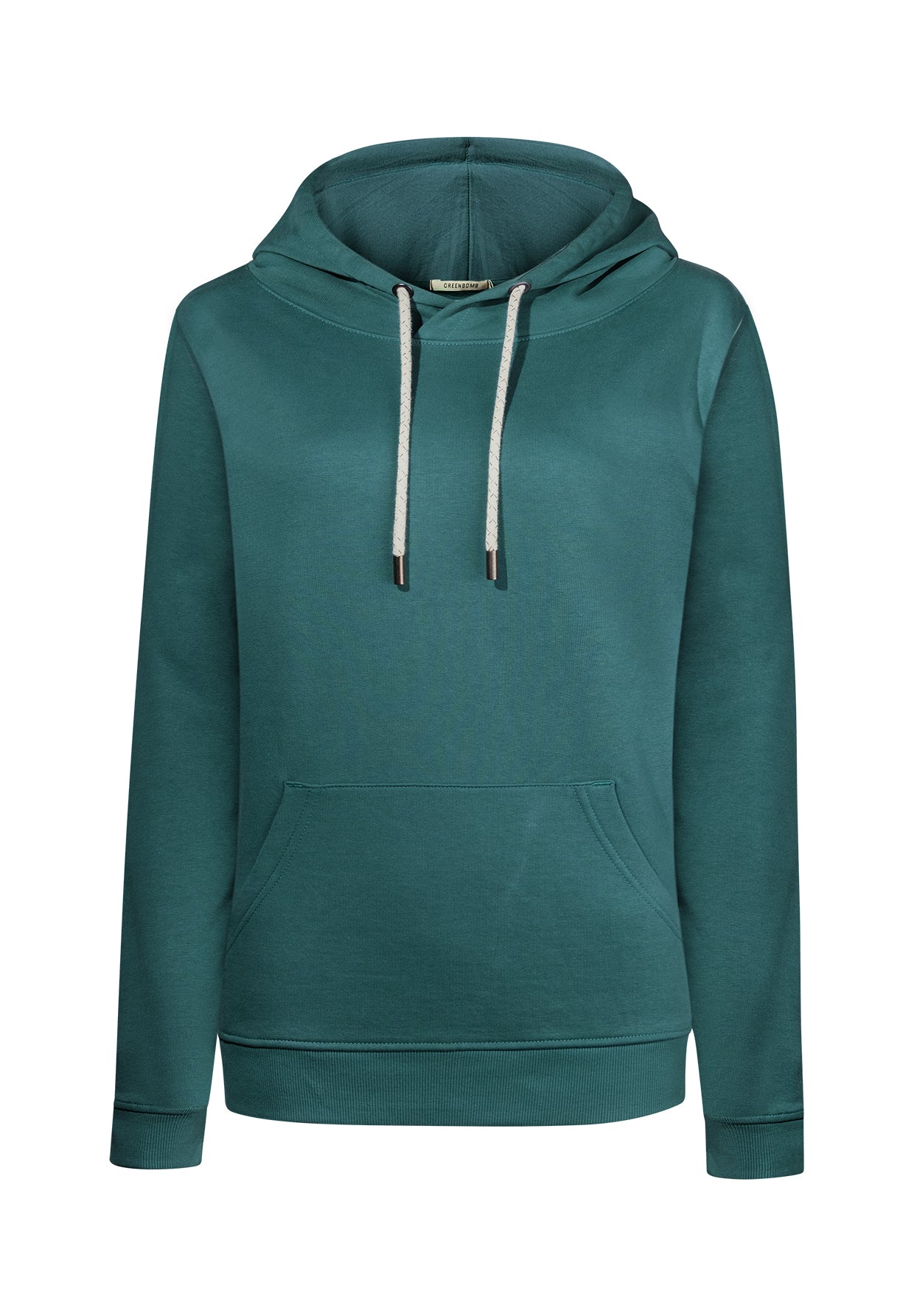 Grün:  Gemütlicher Hoodie aus Bio-Baumwolle für Damen [11652]