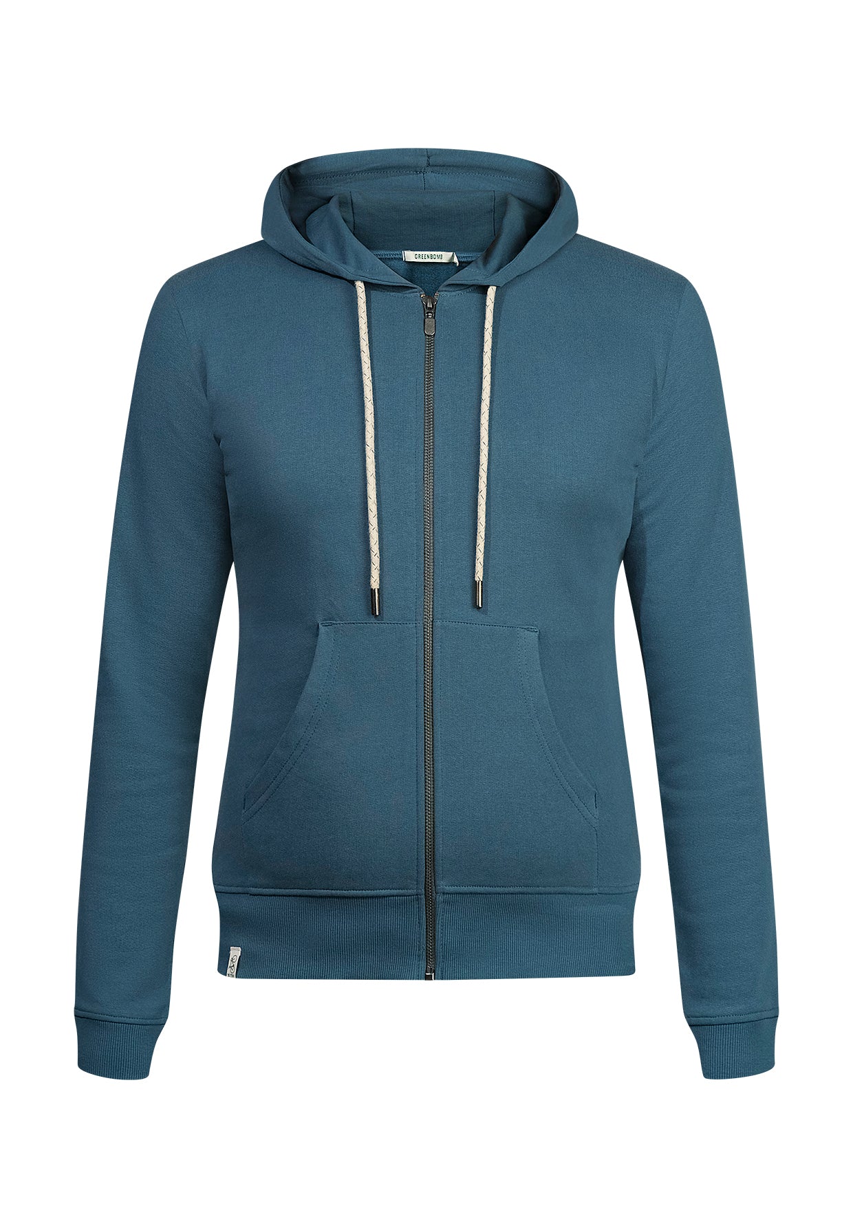 Blue Stone: Gemütliche Zipjacke aus Bio-Baumwolle für Damen [11665]