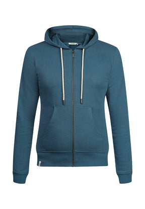Blue Stone: Gemütliche Zipjacke aus Bio-Baumwolle für Damen [11665]