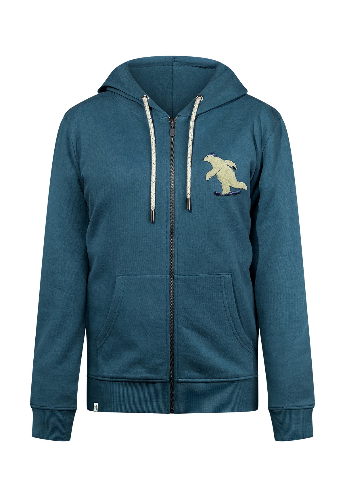 Blue Stone: Gemütliche Zipjacke aus Bio-Baumwolle für Damen [11692]