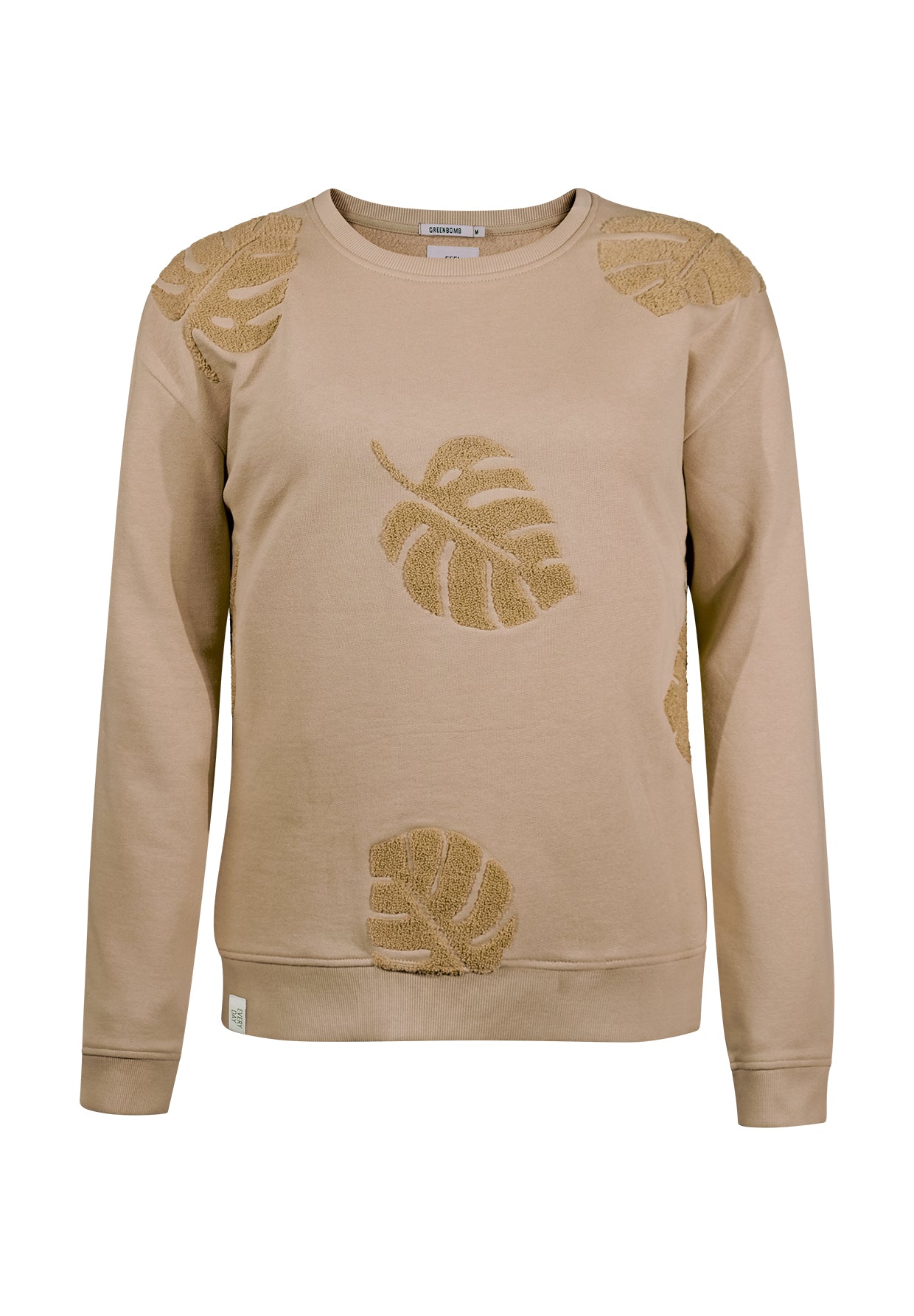 Latte: Gemütliches Sweatshirt aus Bio-Baumwolle für Damen [11718]