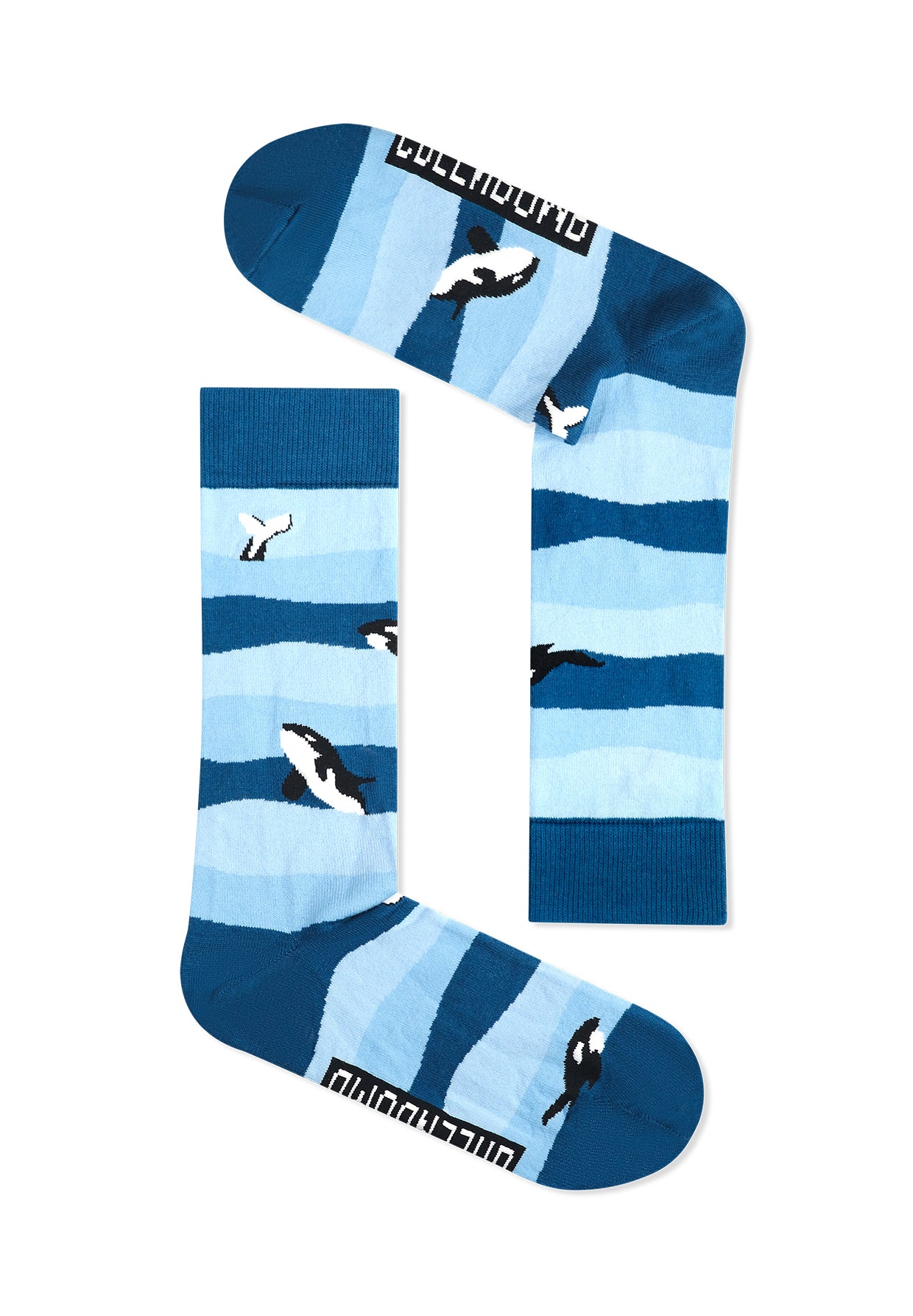 Blau:  Lässige Socken aus Bio-Baumwoll Mix für Unisex [11729]