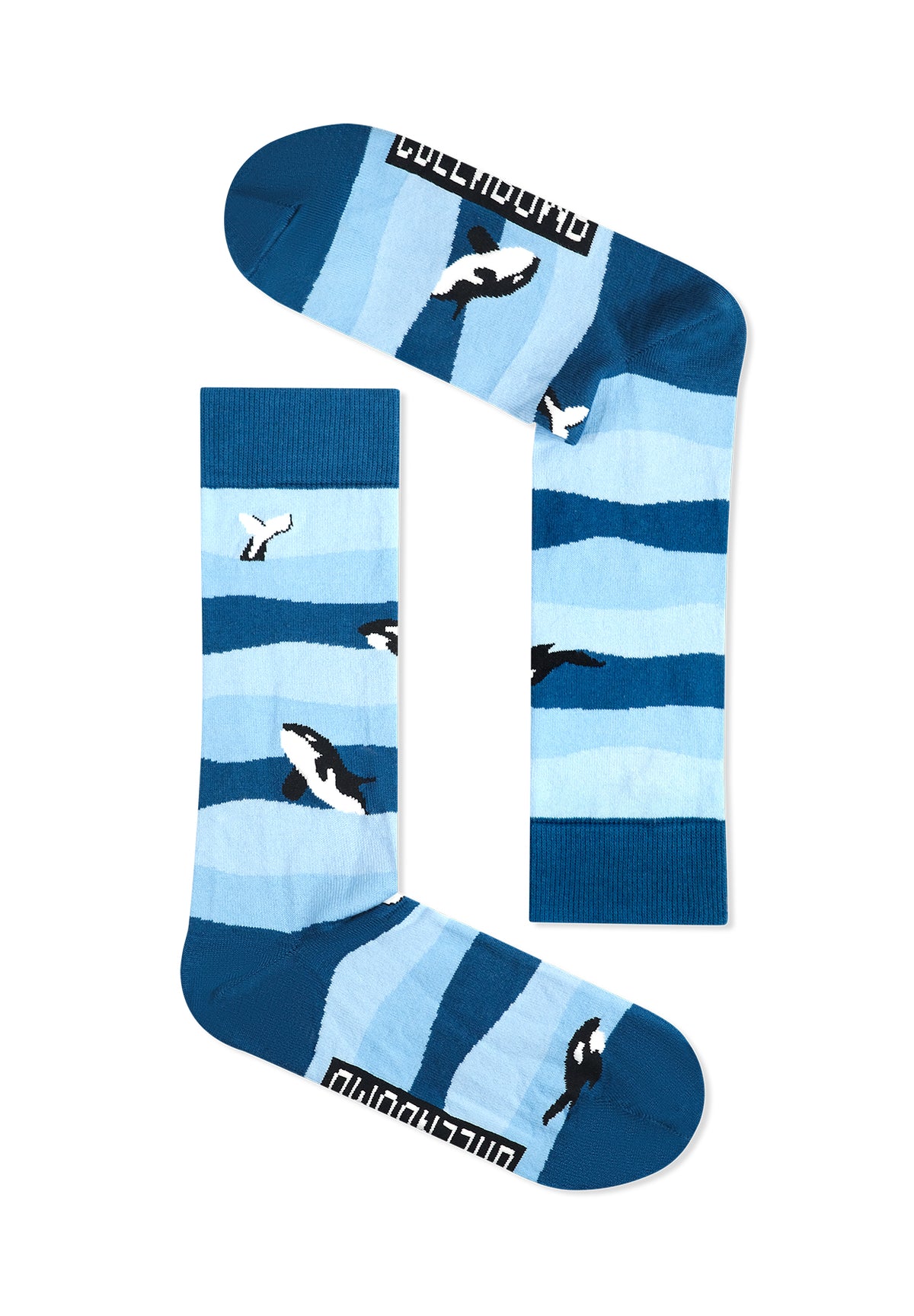 Blau:  Lässige Socken aus Bio-Baumwoll Mix für Unisex [11729]
