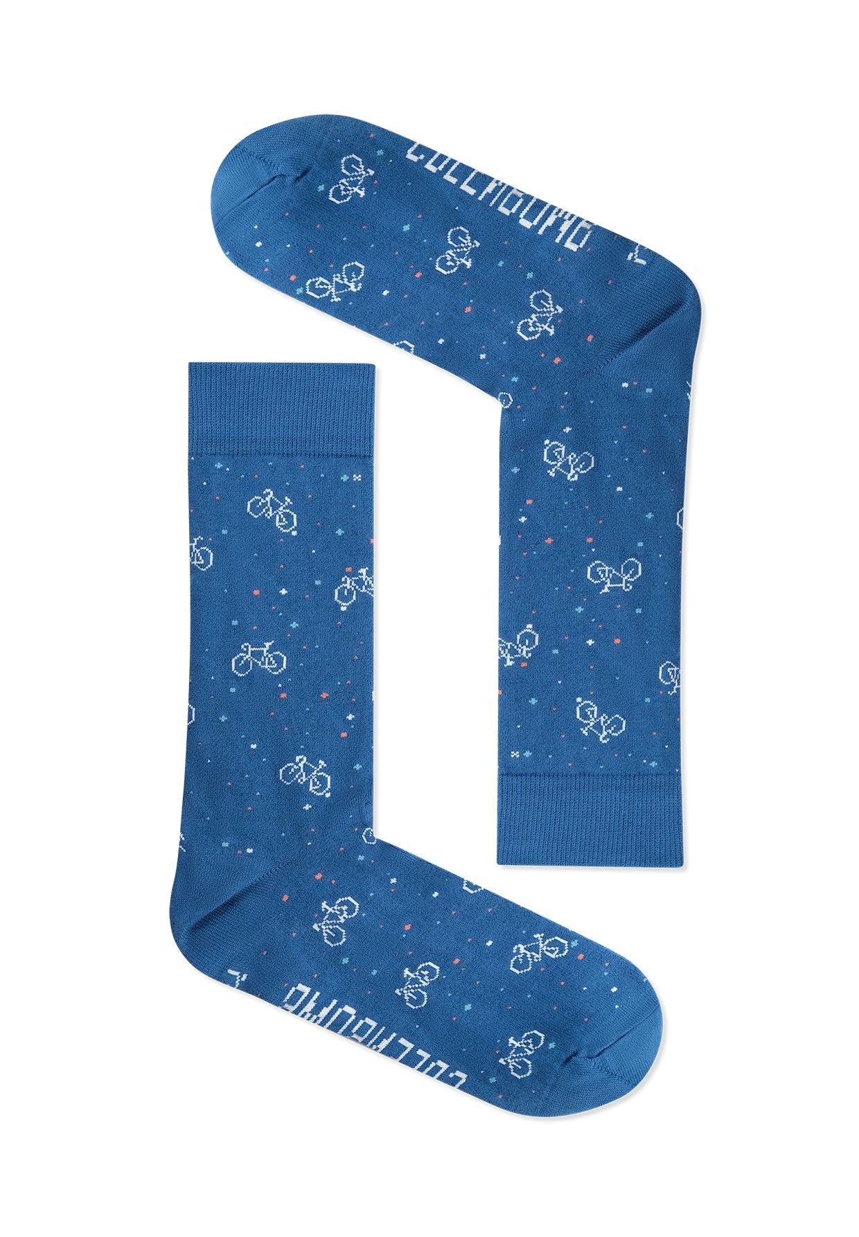 Blau:  Lässige Socken aus Bio-Baumwoll Mix für Unisex [11733]