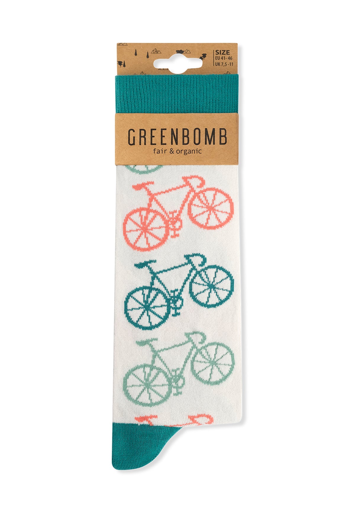 Creme White: Lässige Socken aus Bio-Baumwoll Mix für Unisex [11734]