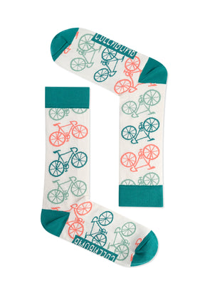 Weiß:  Lässige Socken aus Bio-Baumwoll Mix für Unisex [11735]