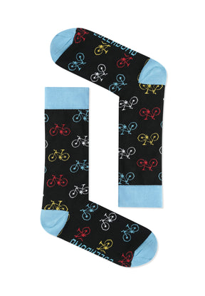 Schwarz:  Lässige Socken aus Bio-Baumwoll Mix für Unisex [11737]