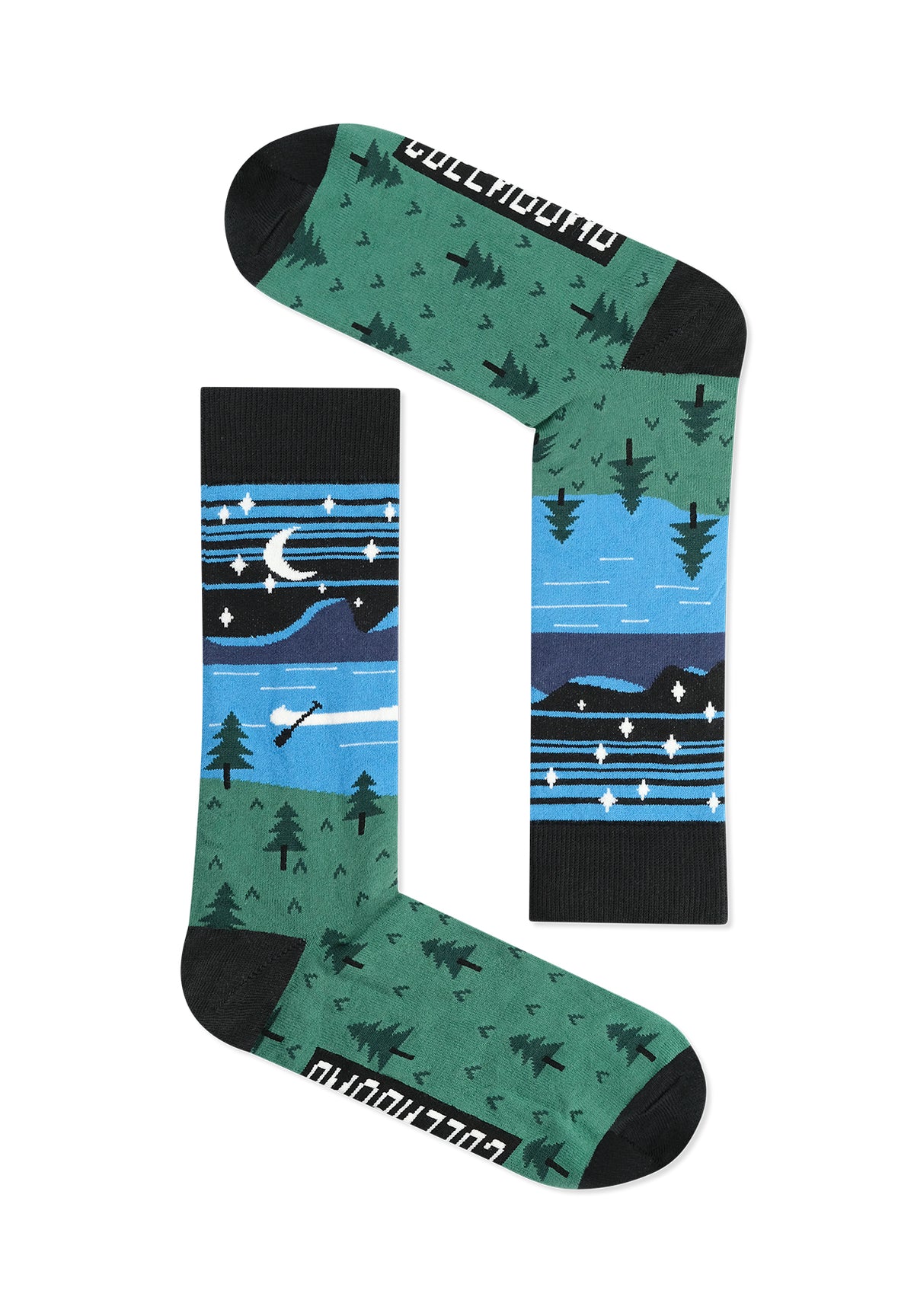 Grün:  Lässige Socken aus Bio-Baumwoll Mix für Unisex [11745]