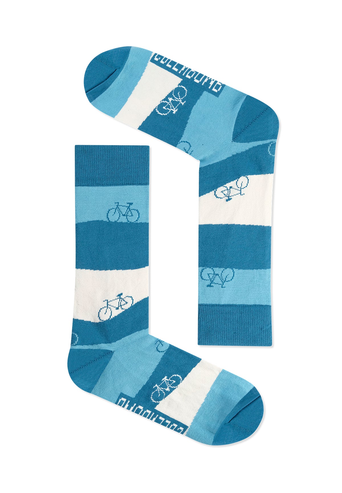 Blau:  Lässige Socken aus Bio-Baumwoll Mix für Unisex [11749]