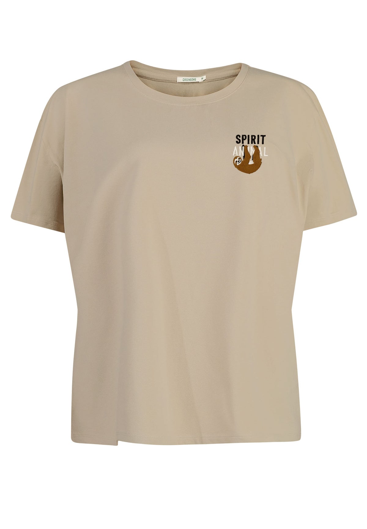 Latte: Lässiges T-Shirt aus Bio-Baumwoll-Mix für Damen [11845]