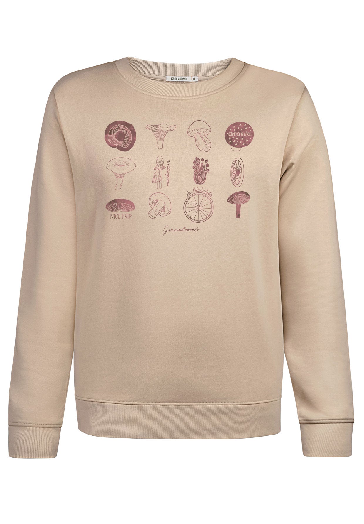 Latte: Gemütliches Sweatshirt aus Bio-Baumwolle für Damen [11986]