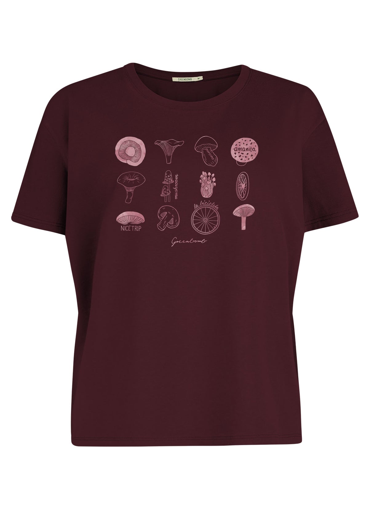 Velvet Rain: Lässiges T-Shirt aus Bio-Baumwoll-Mix für Damen [11996]