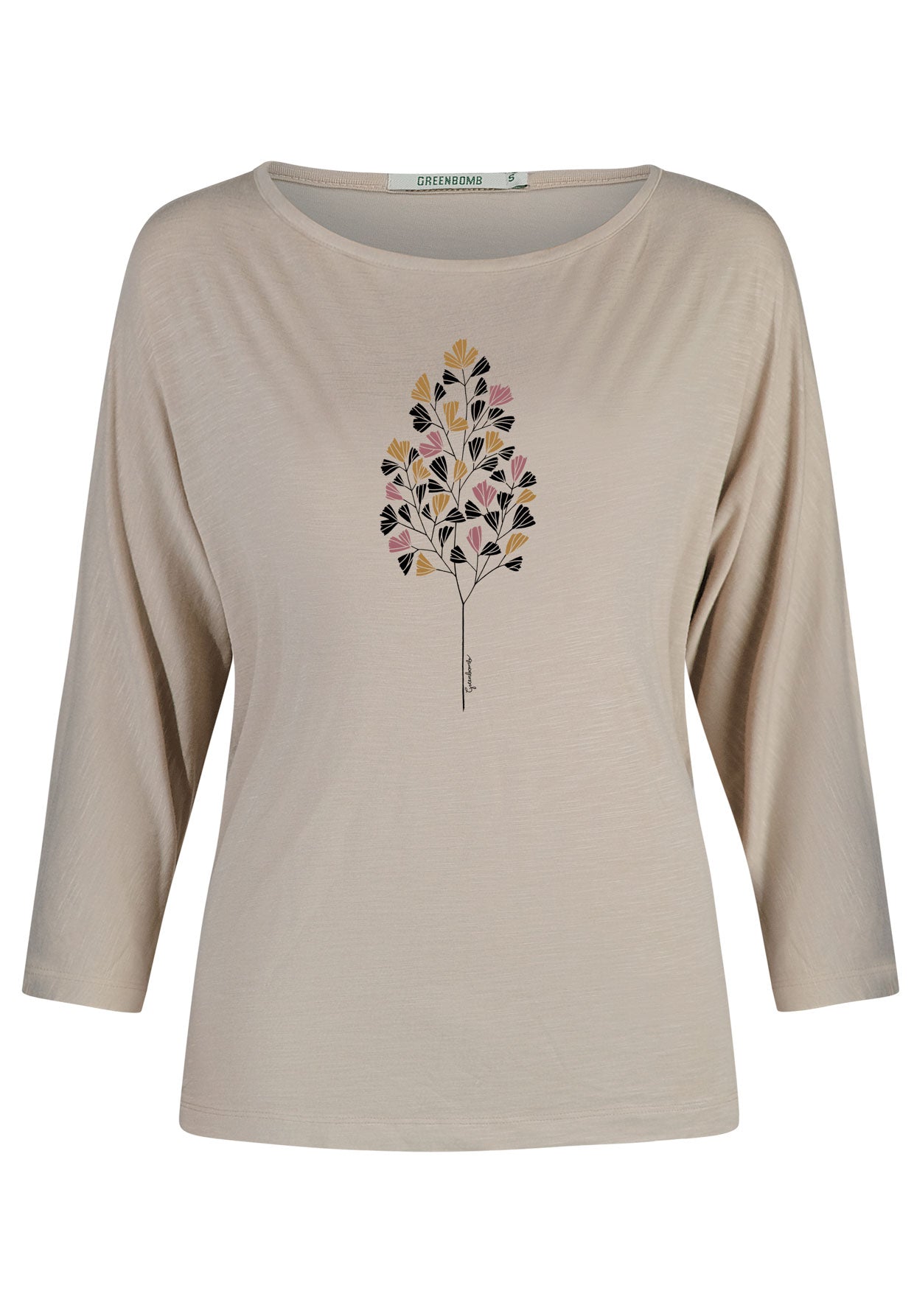 Latte: Gemütliches Longsleeve aus Viskose (LENZING™ ECOVERO™) Mix für Damen [12042]