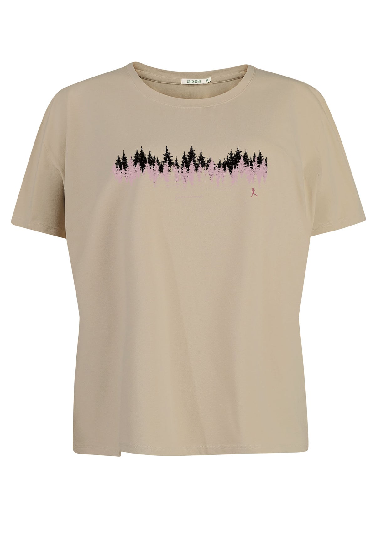 Latte: Lässiges T-Shirt aus Bio-Baumwoll-Mix für Damen [12051]