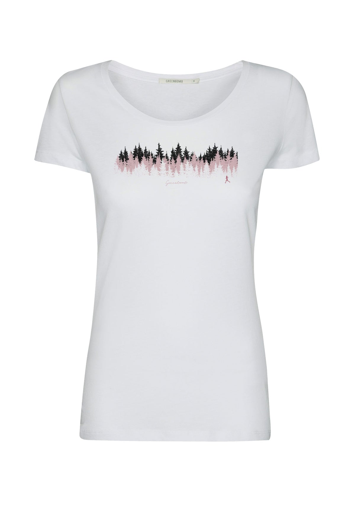 White: Sportliches T-Shirt aus Bio-Baumwolle für Damen [12055]