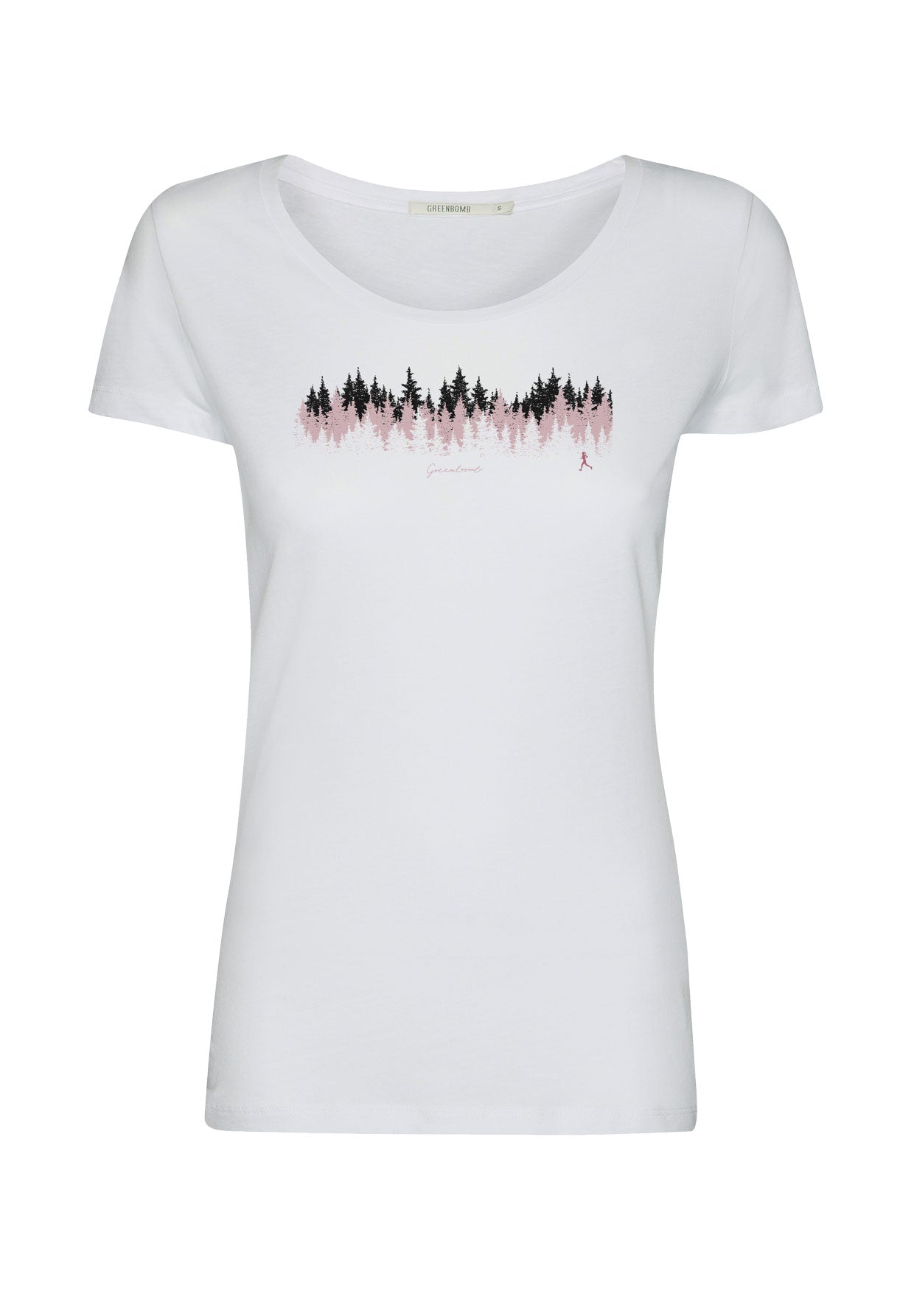 White: Lässiges T-Shirt aus Bio-Baumwolle für Damen [12055]