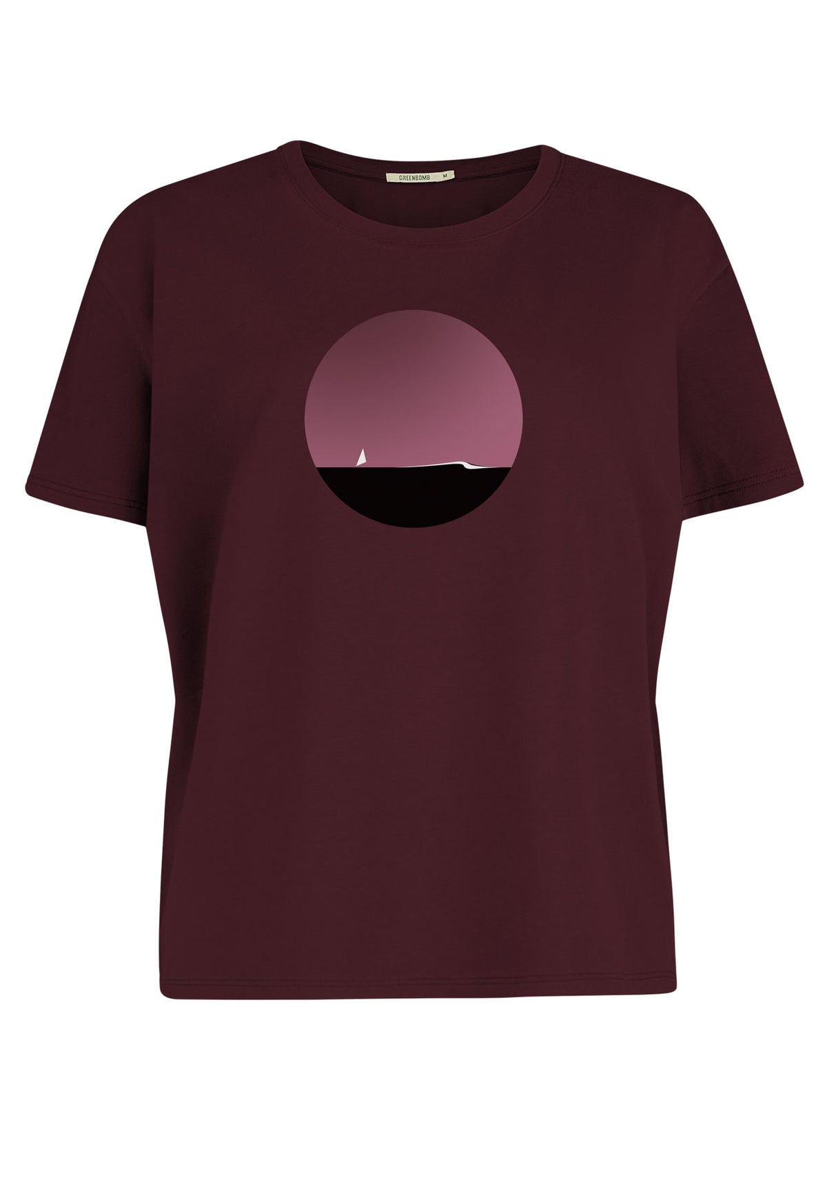 Velvet Rain: Lässiges T-Shirt aus Bio-Baumwoll-Mix für Damen [12091]