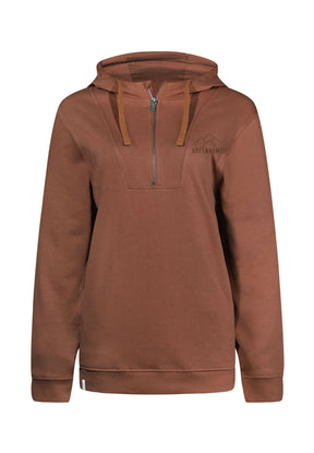 Wood Bark: Lässiger Half-Zip aus Bio-Baumwolle für Herren [12129]