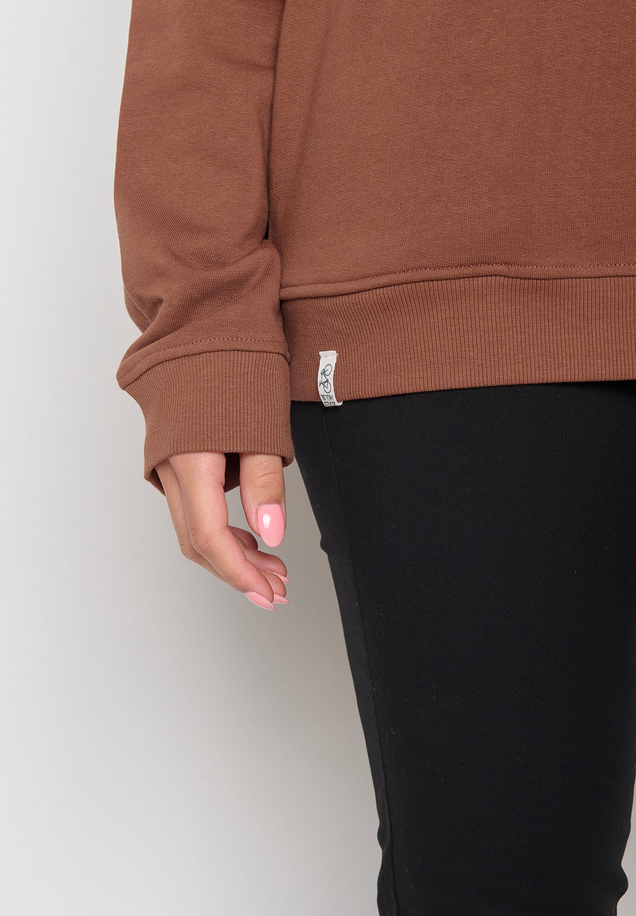 Wood Bark: Lässiger Half-Zip aus Bio-Baumwolle für Herren [12131]