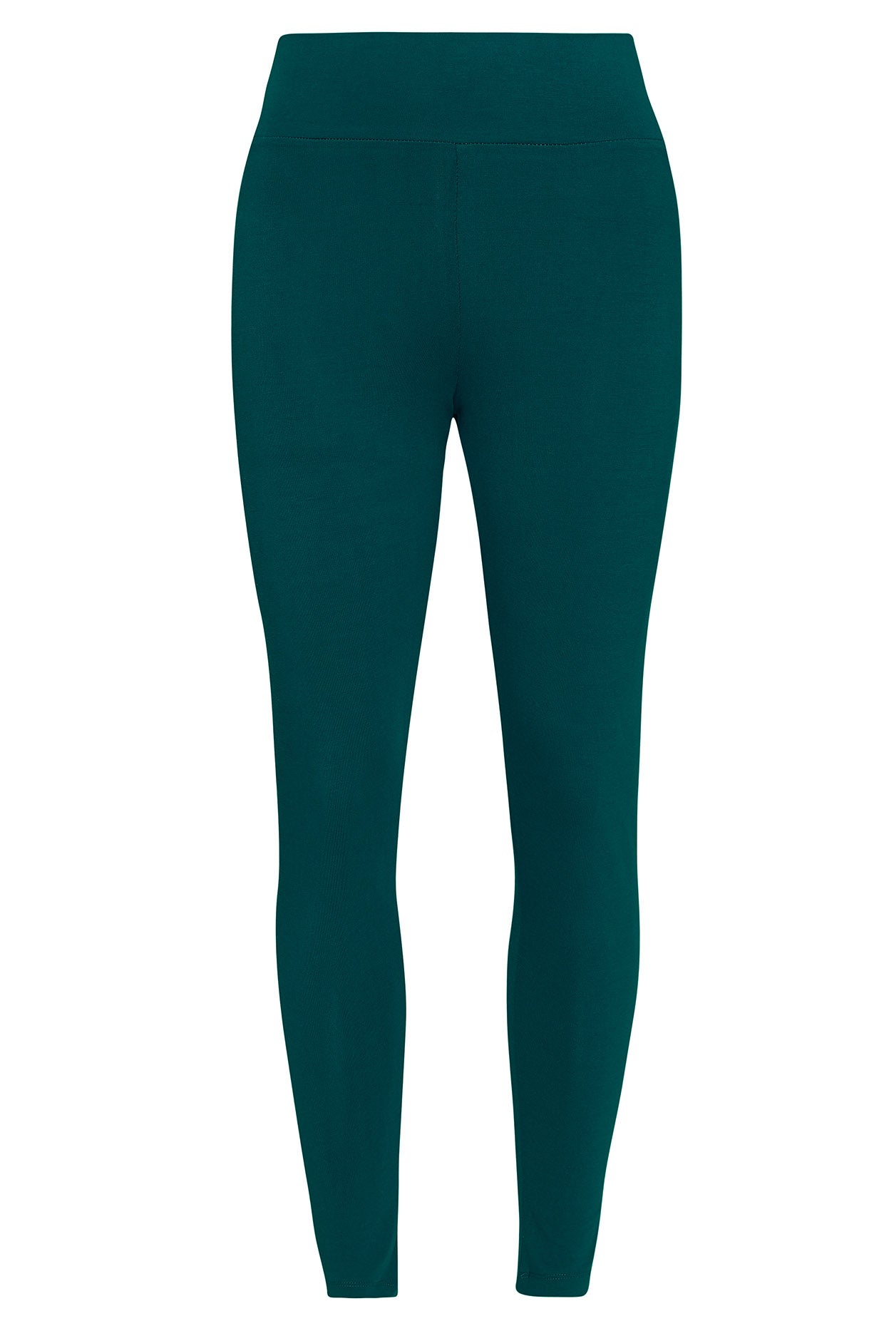 Deep Sea Blue: Lässige Leggings aus Bio-Baumwolle für Damen [15378]