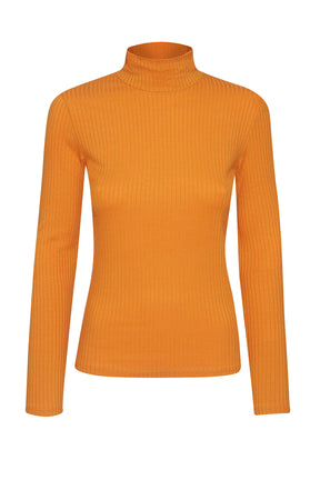 Harvest Gold: Lässiges Longsleeve aus LENZING™ TENCEL™ Mix für Damen [15399]