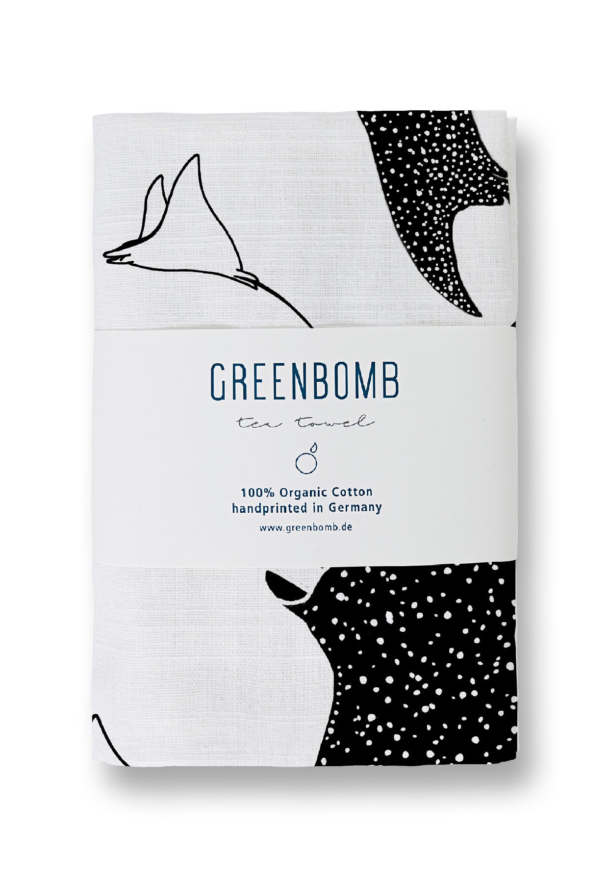 White: Praktisches Geschirrtuch aus Bio-Baumwolle für Unisex [15409]