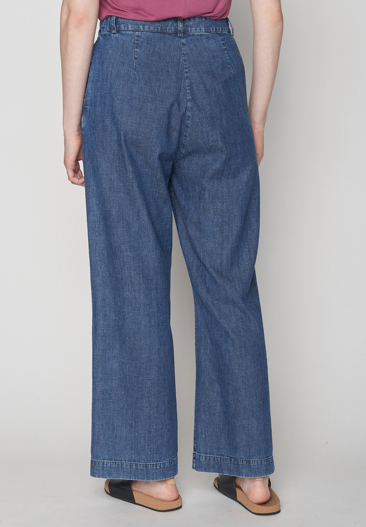 Blau:  Lässige Hose in Retro-Chic für Damen [15885]