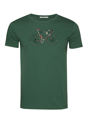 Bottle Green: Sportliches T-Shirt aus Bio-Baumwolle für Herren [15891]