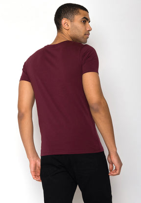 Rot:  Sportliches T-Shirt aus Bio-Baumwolle für Herren [16446]