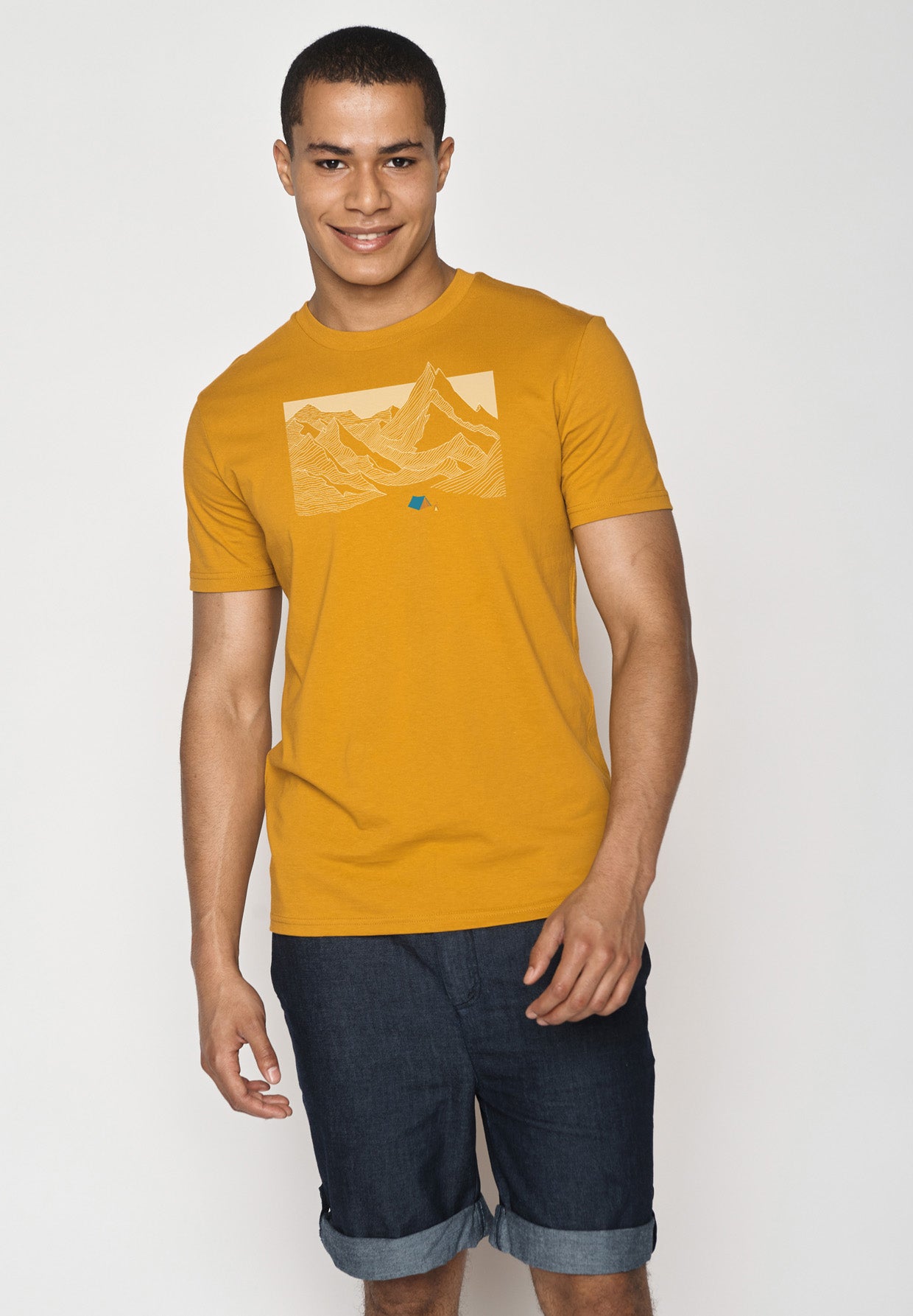 Ochre: Sportliches T-Shirt aus Bio-Baumwolle für Herren [16531]