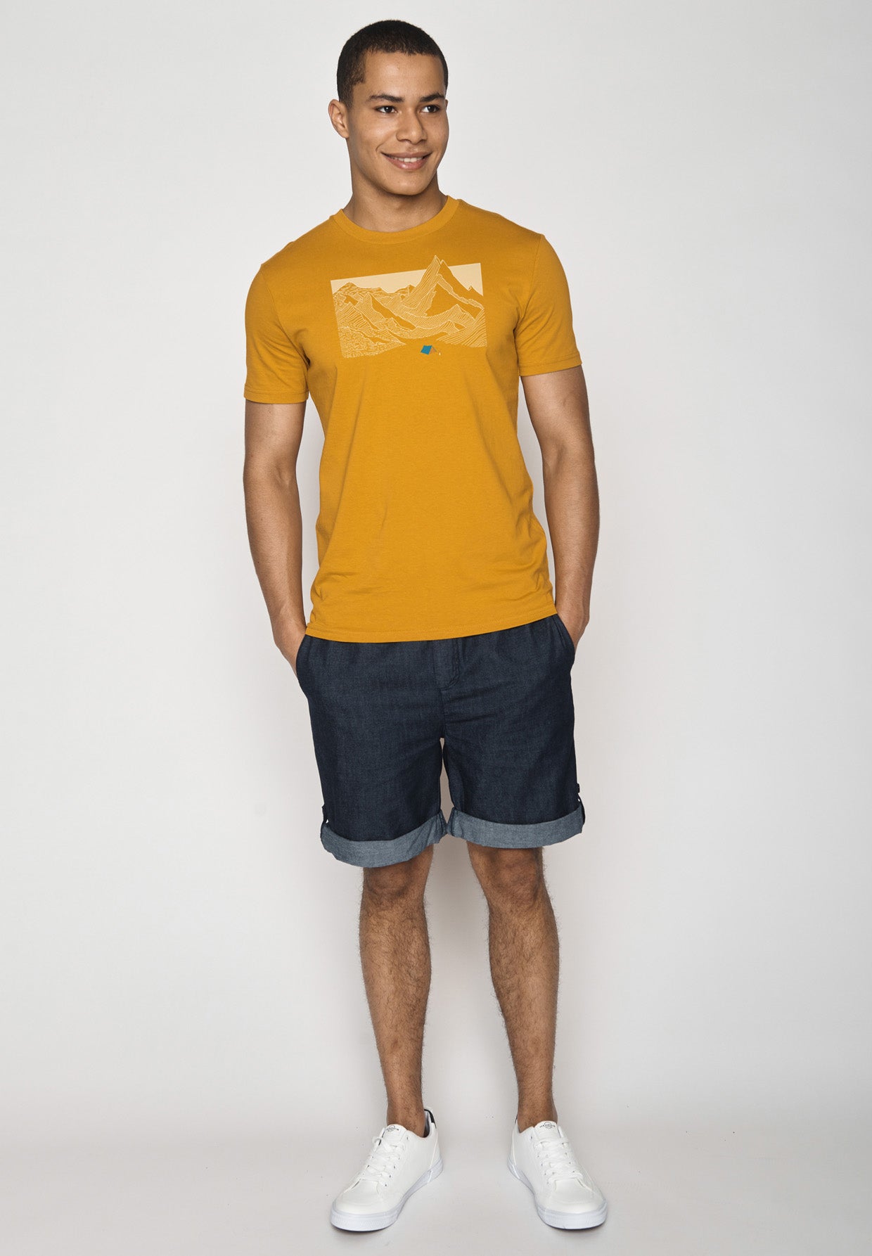Ochre: Sportliches T-Shirt aus Bio-Baumwolle für Herren [16534]
